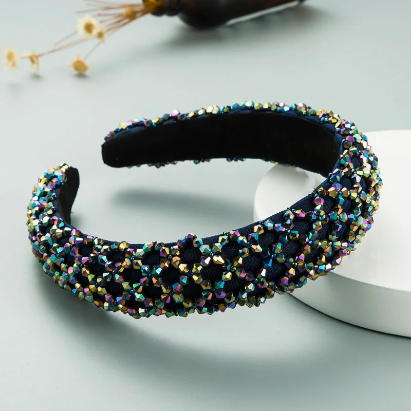 2021 new woven beaded headband