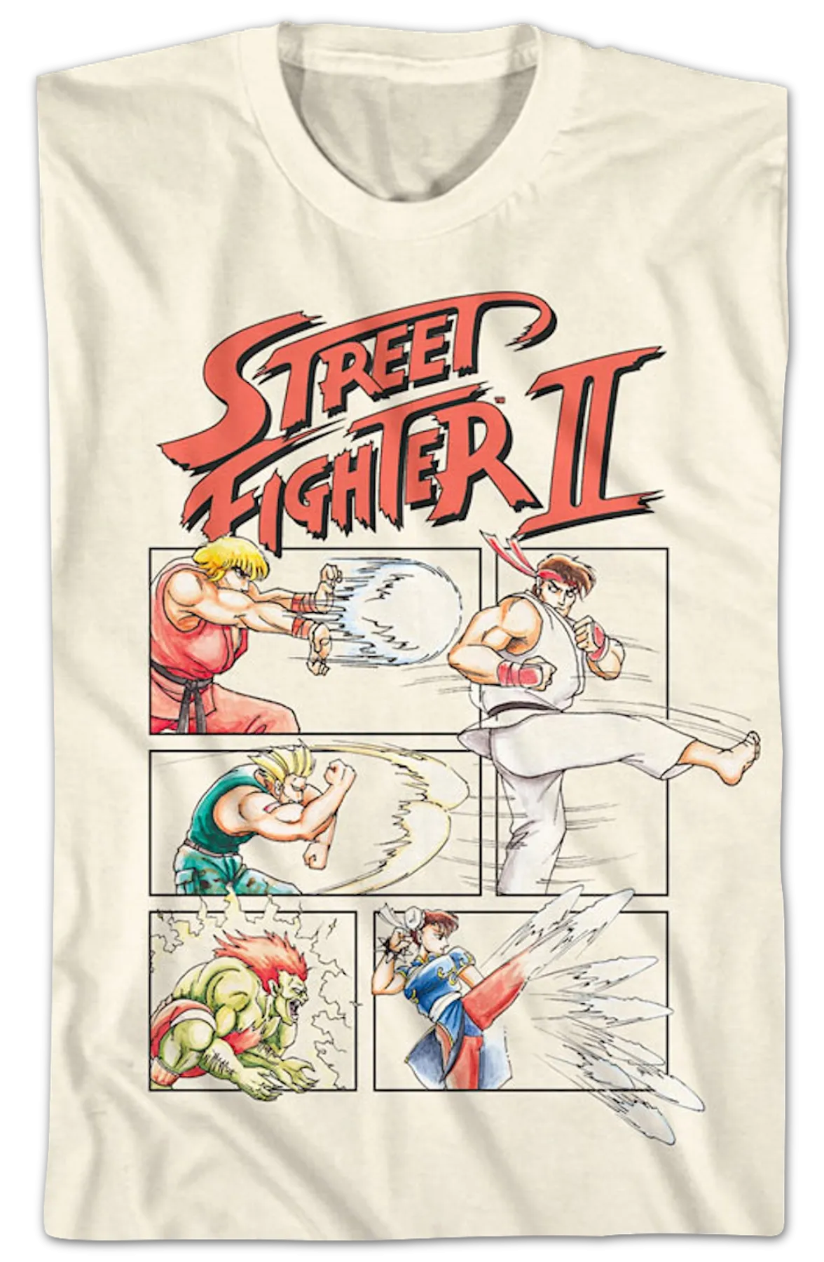 Action Panels Street Fighter II T-Shirt