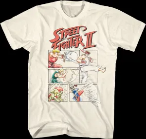 Action Panels Street Fighter II T-Shirt