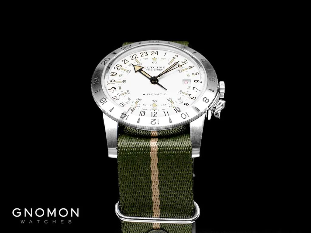 Airman “The Chief” Purist White - Military Nylon Strap Ref. GL0475