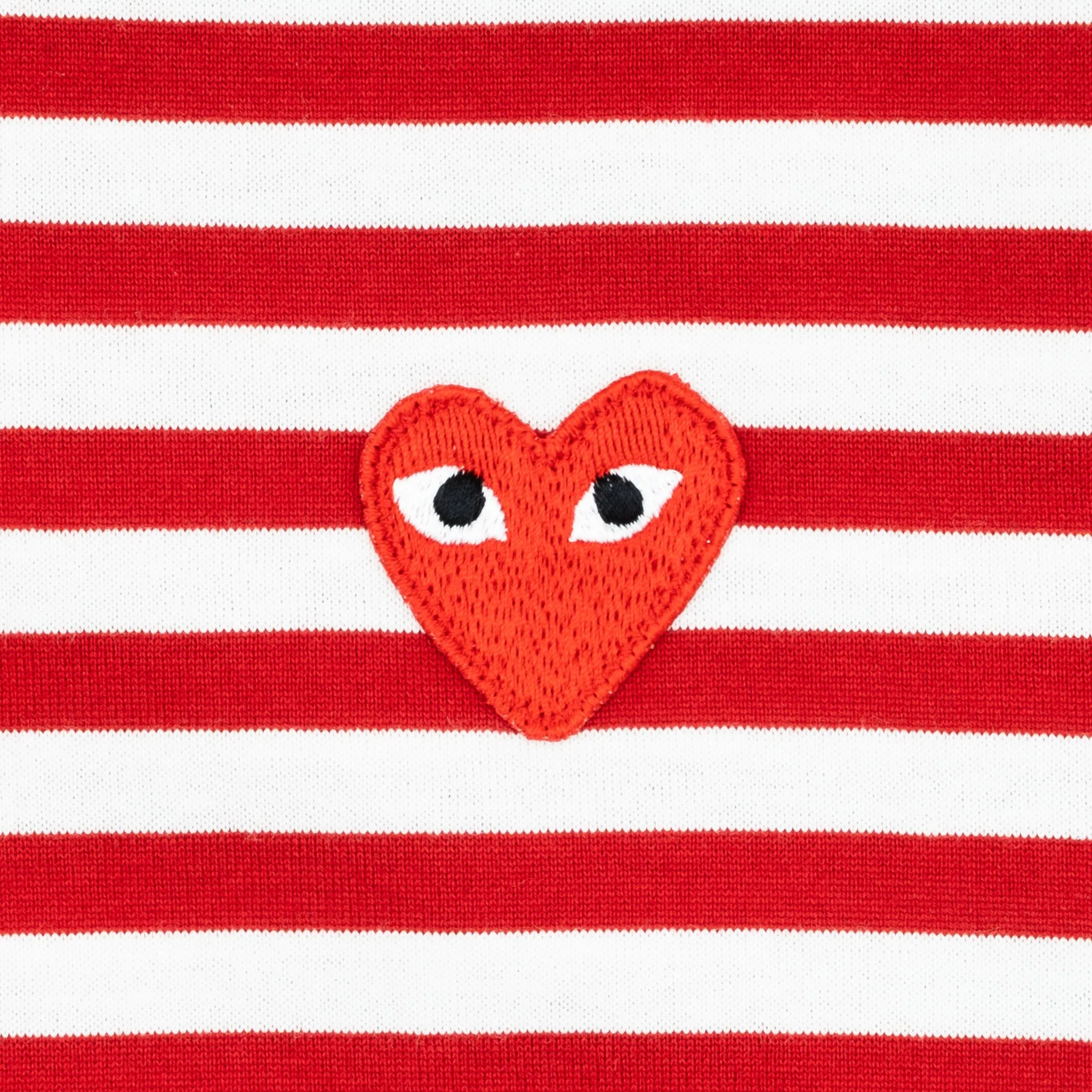 BIG RED HEART STRIPED L/S T-SHIRT