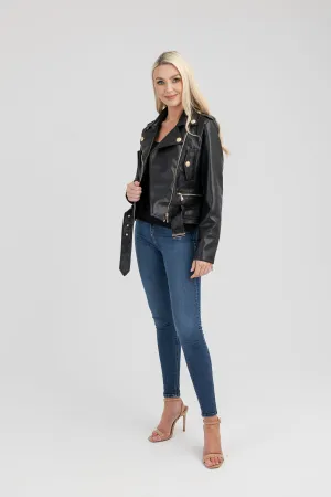 Brooke leather jacket