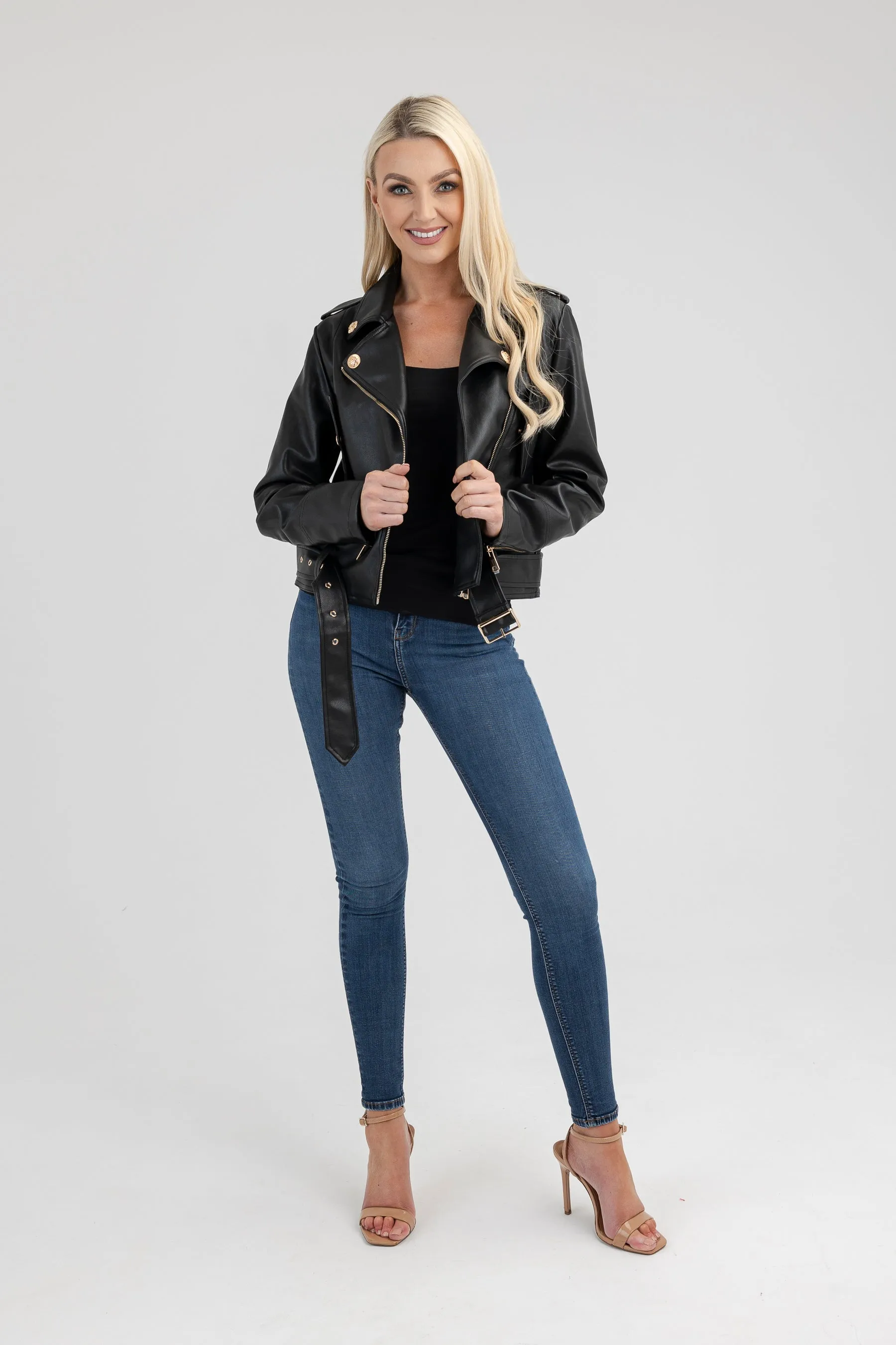 Brooke leather jacket