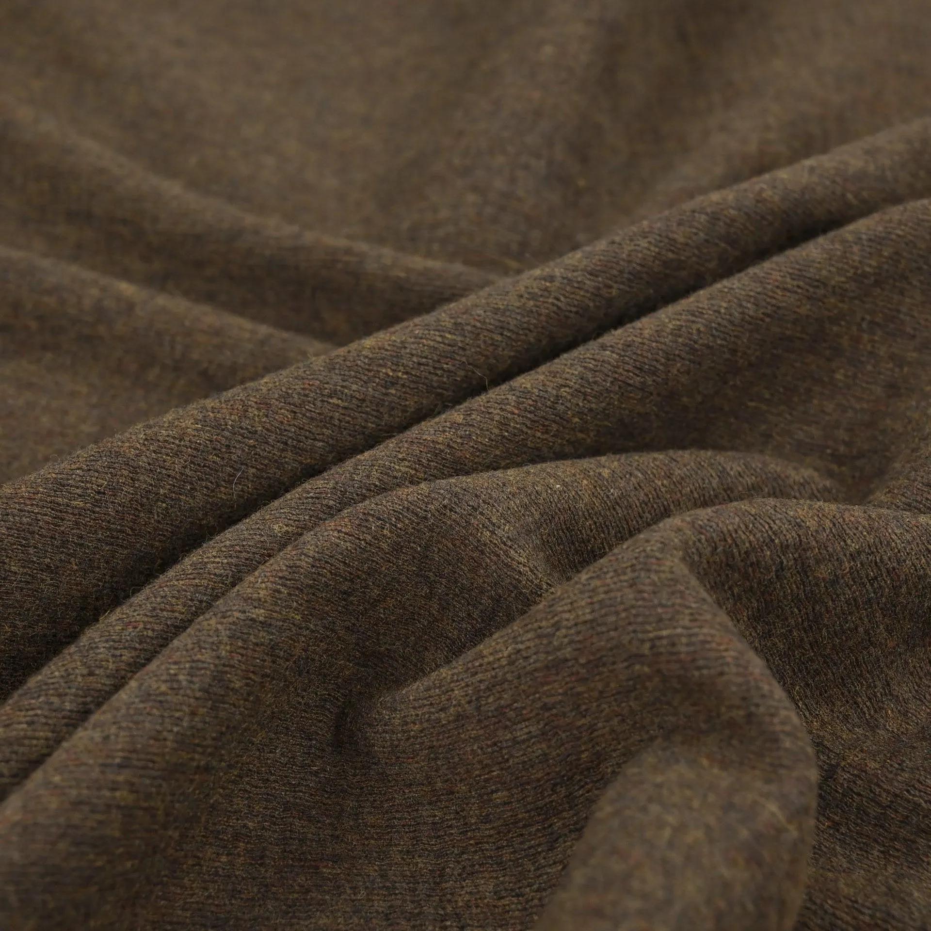 Brown Melange Jacket Fabric 96953