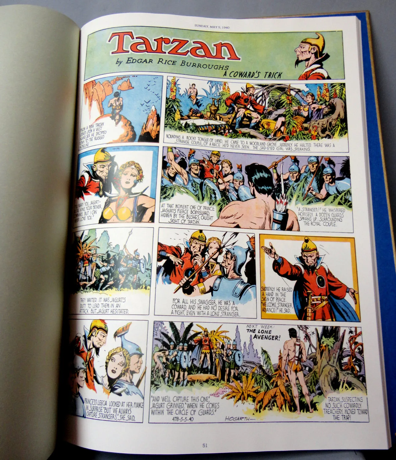 BURNE HOGARTH's The Golden Age of TARZAN 1939-1942  Signed # Limited Ed Edgar Rice Burroughs Full Size Color Sunday Comic Strips Reprints