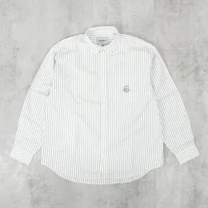 Carhartt WIP Linus Stripe Shirt - Park / White