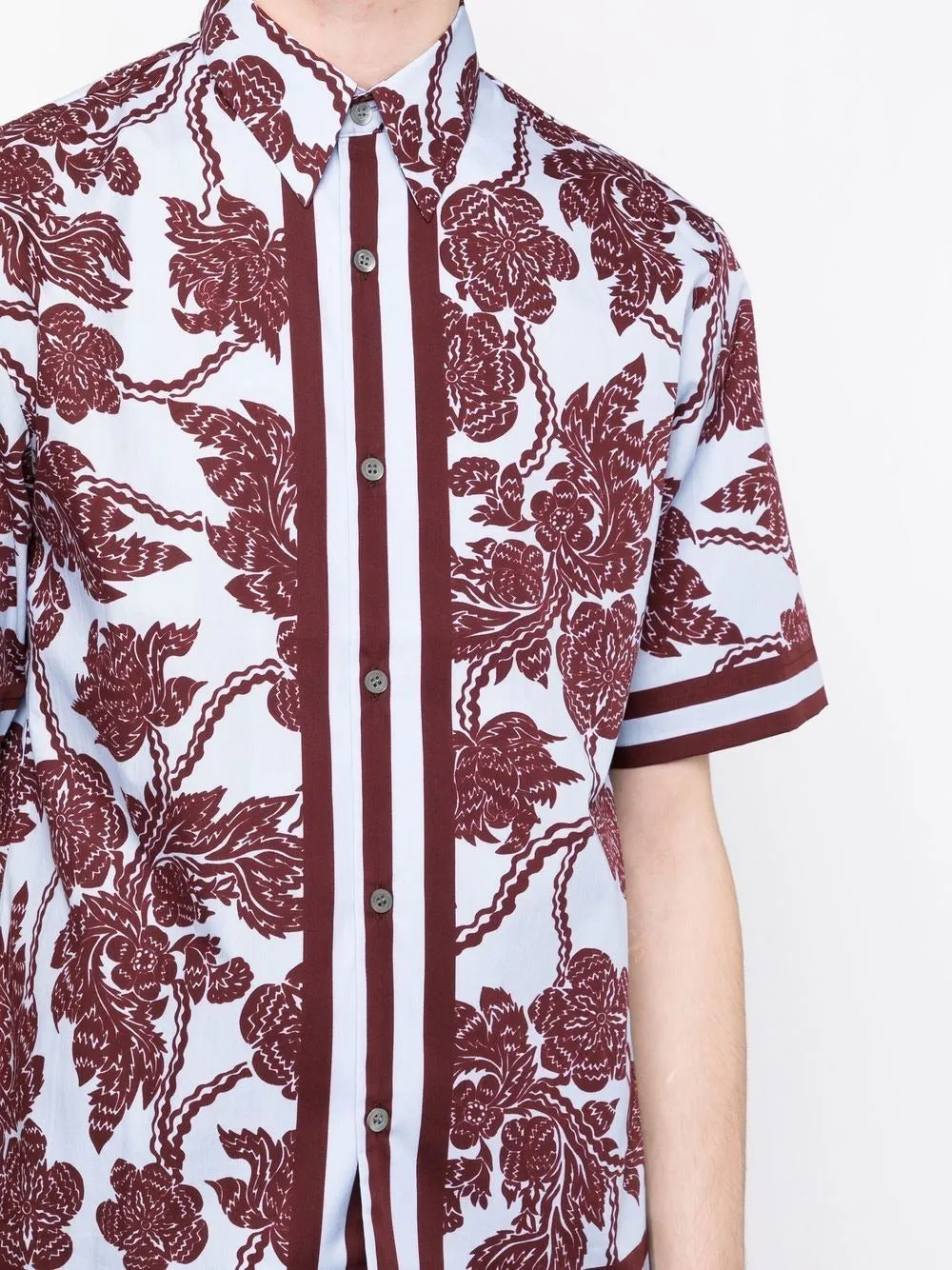 CLASEN FLORAL PRINT SHORT SLEEVE SHIRT