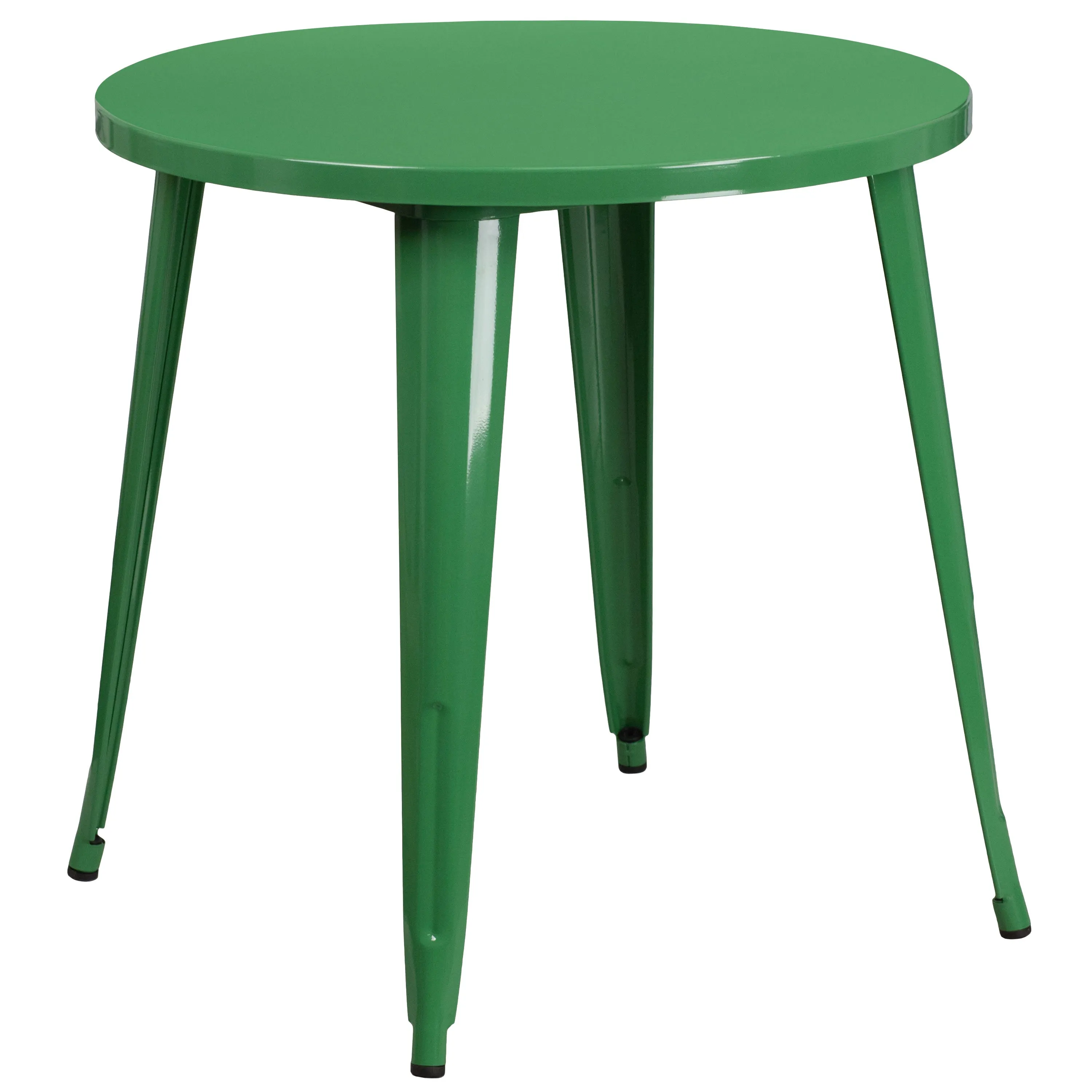 Commercial Grade 30" Round Metal Indoor-Outdoor Table