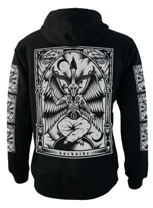 Darkside - BAPHOMET - Men's Hooded Zip-Up Sweater - Black