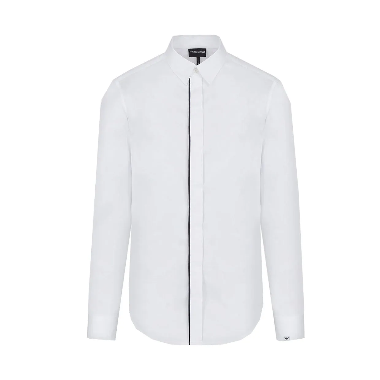 Emporio Armani White Long Sleeved Shirt