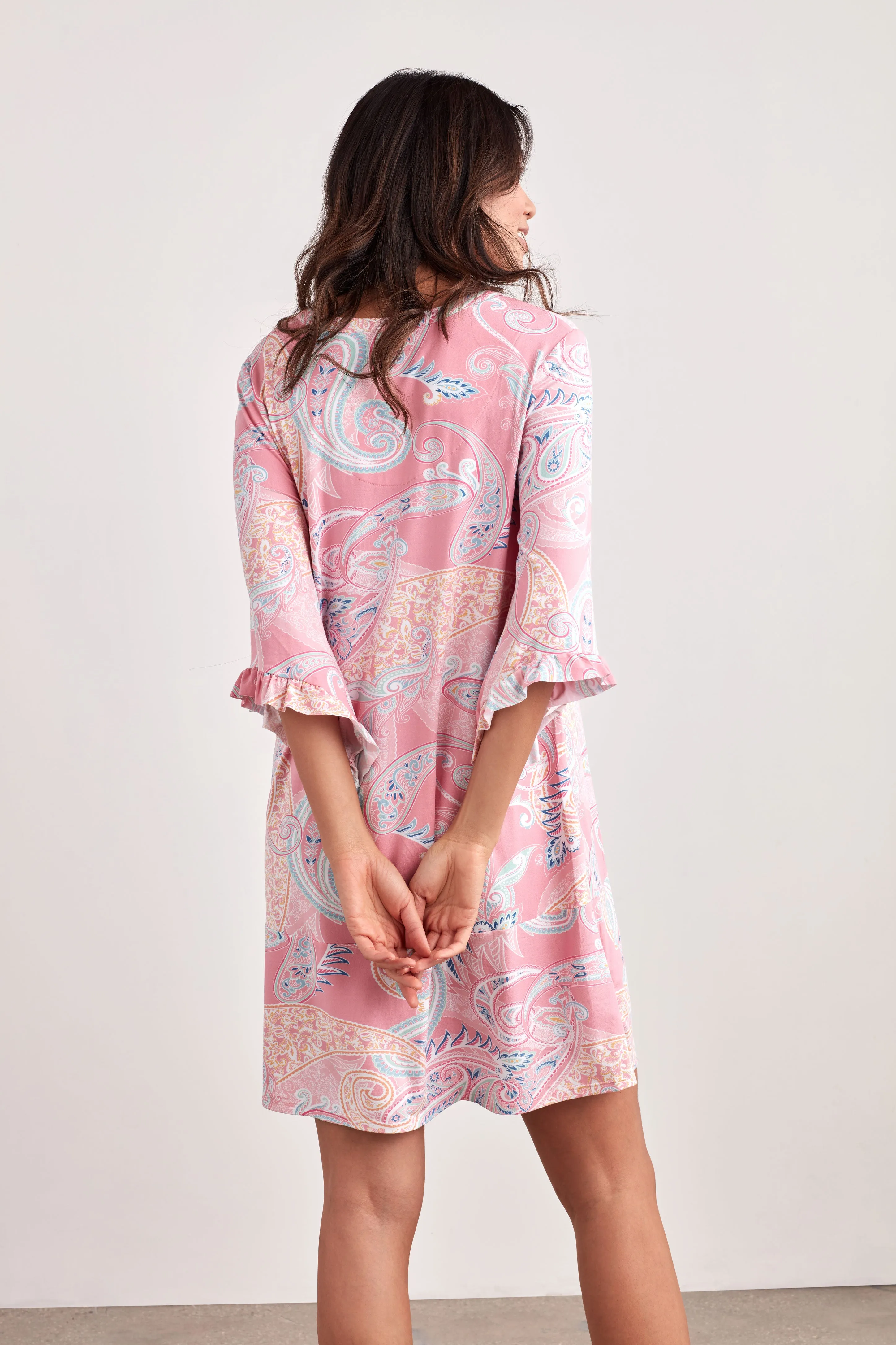 FLUTTER SLEEVE SLEEP TUNIC