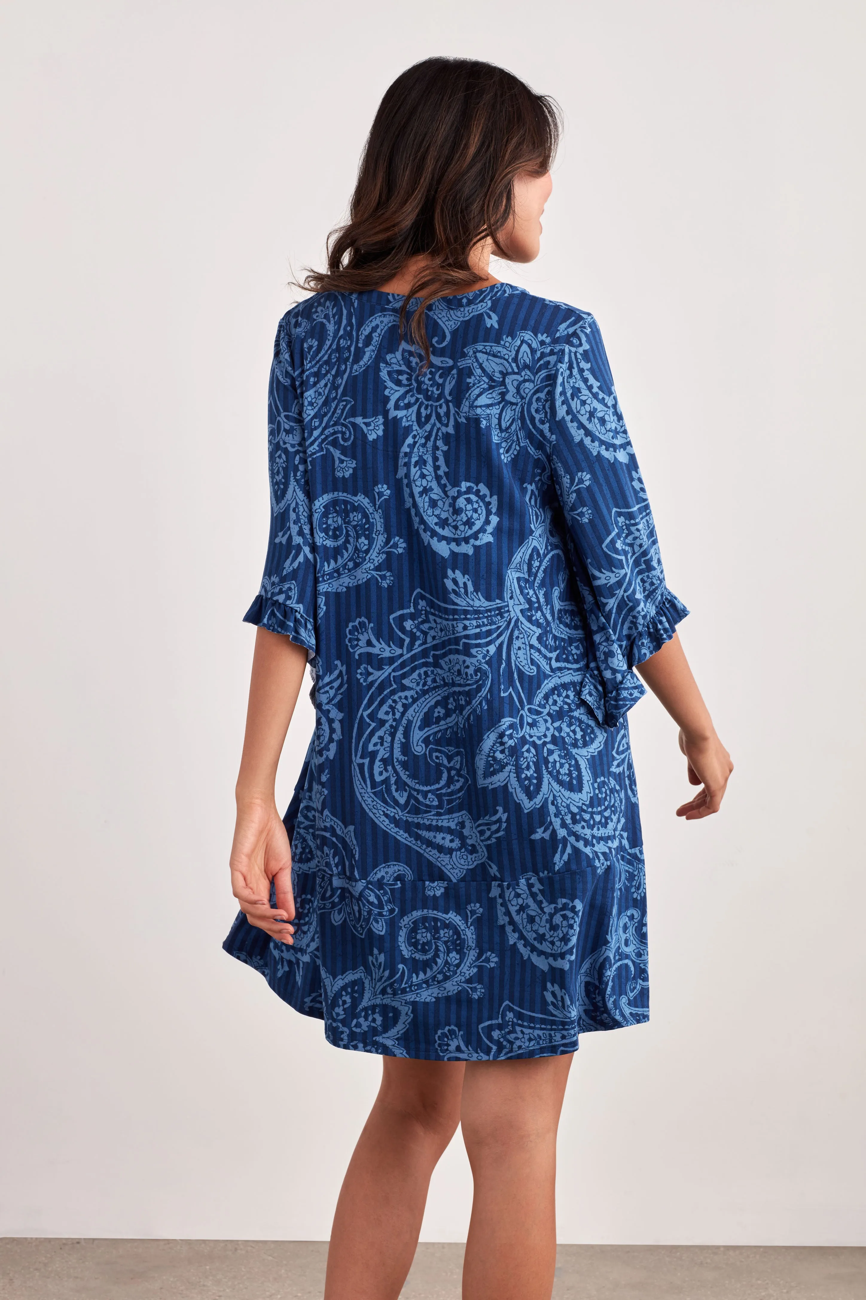 FLUTTER SLEEVE SLEEP TUNIC