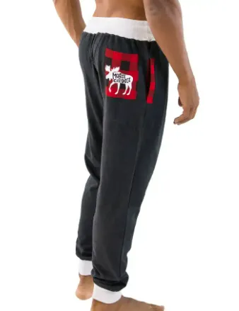 Gray and Plaid Moose Caboose Alaska Joggers