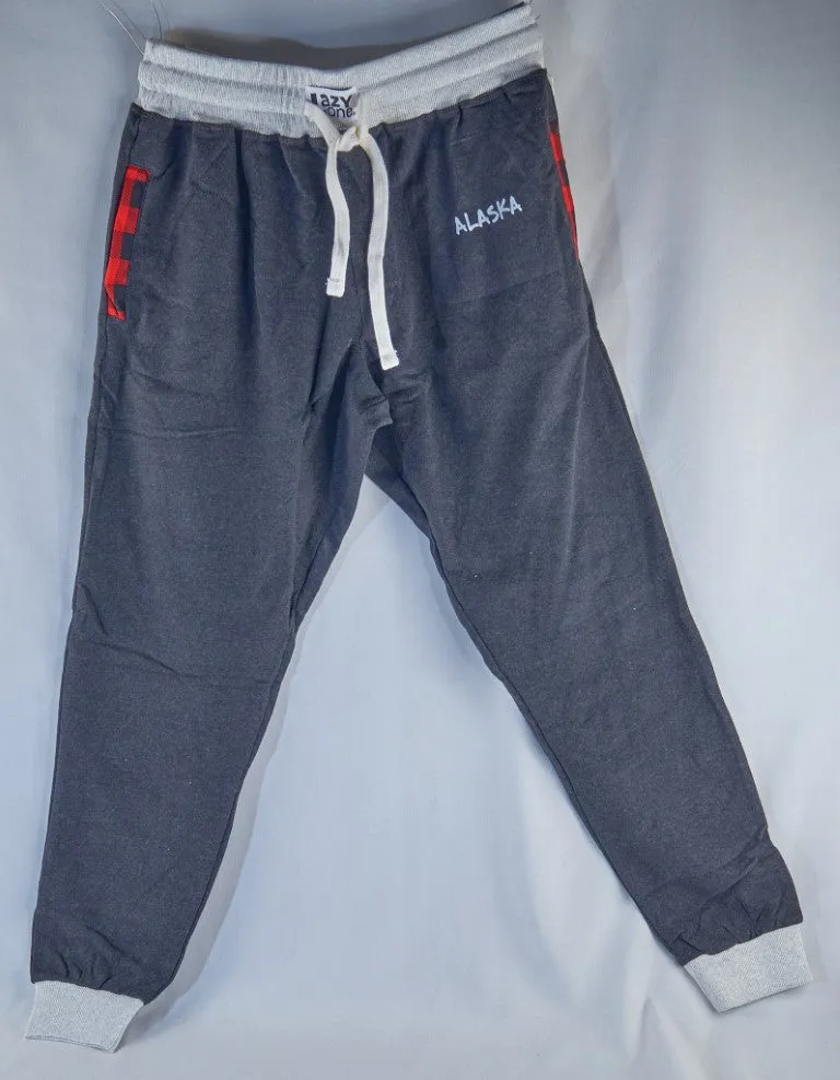 Gray and Plaid Moose Caboose Alaska Joggers