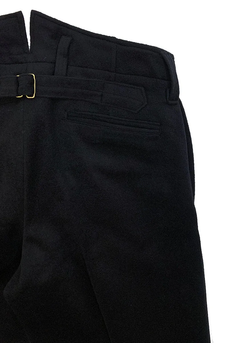 High Back Wool Work Trousers