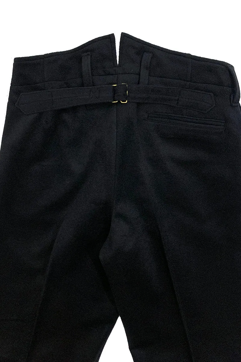 High Back Wool Work Trousers