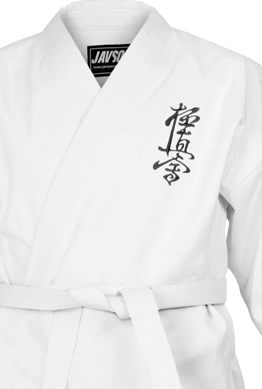 JAVSON KYOKUSHIN UNIFORM 12OZ 100% COTTON WHITE