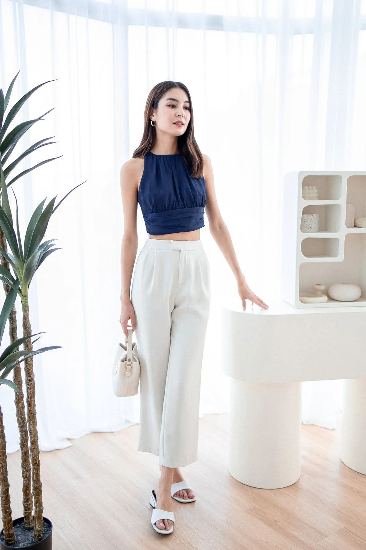 JIRA TROUSER PANTS IN CREAM