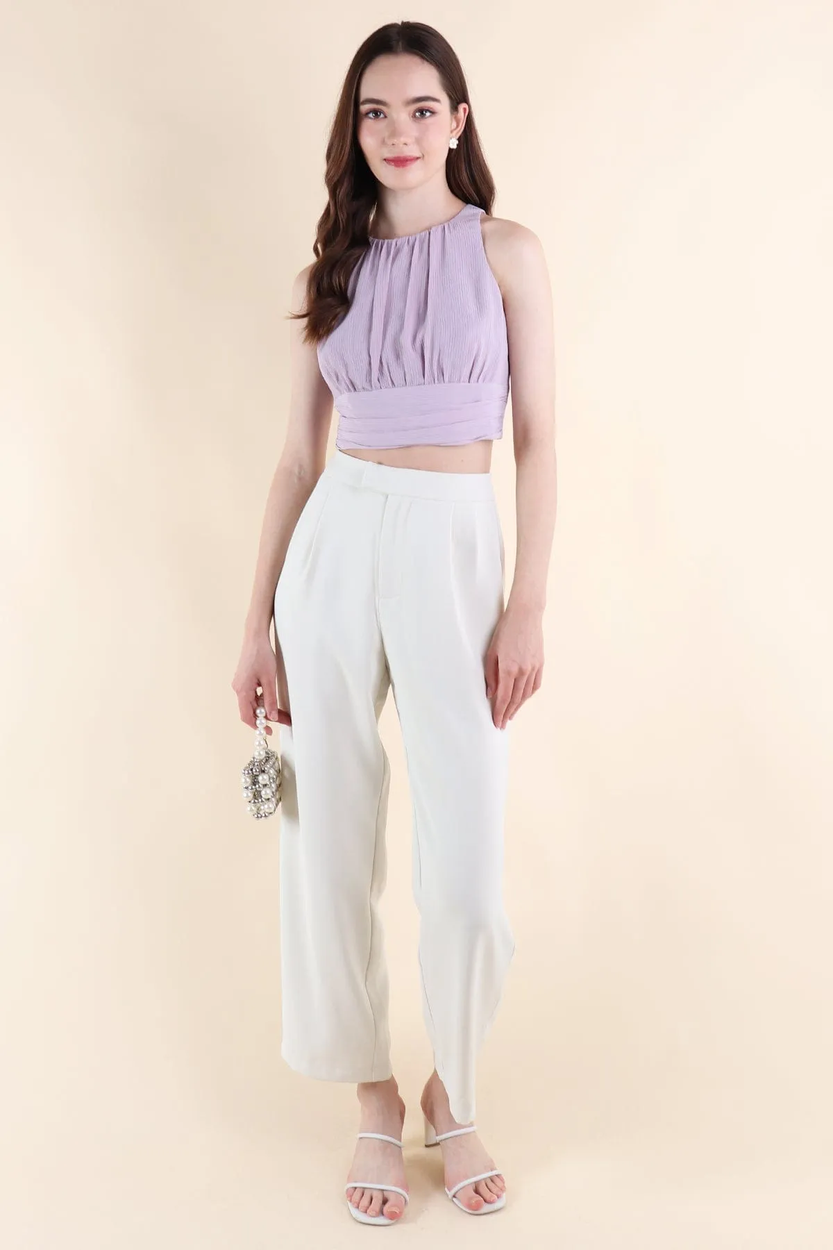 JIRA TROUSER PANTS IN CREAM