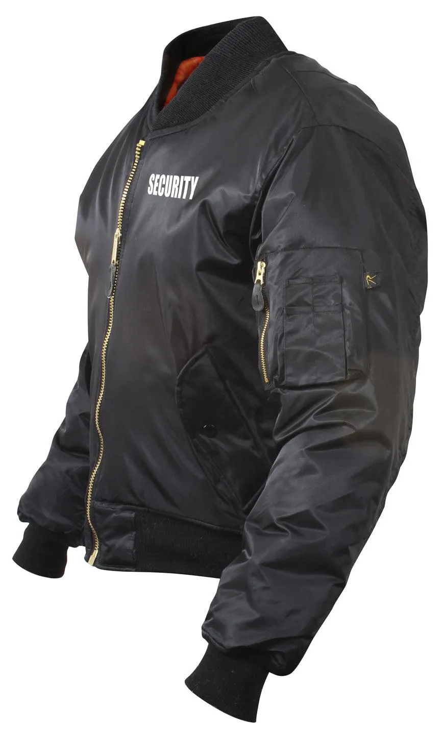 MA-1 Flight Jacket With Security Print