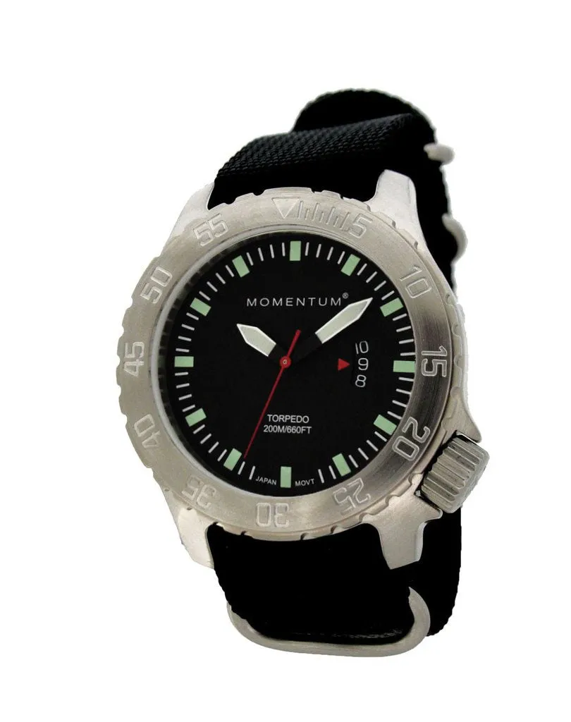 Momentum TORPEDO SS, LRG, BLACK, BLACK WEB NATO NYLON BAND