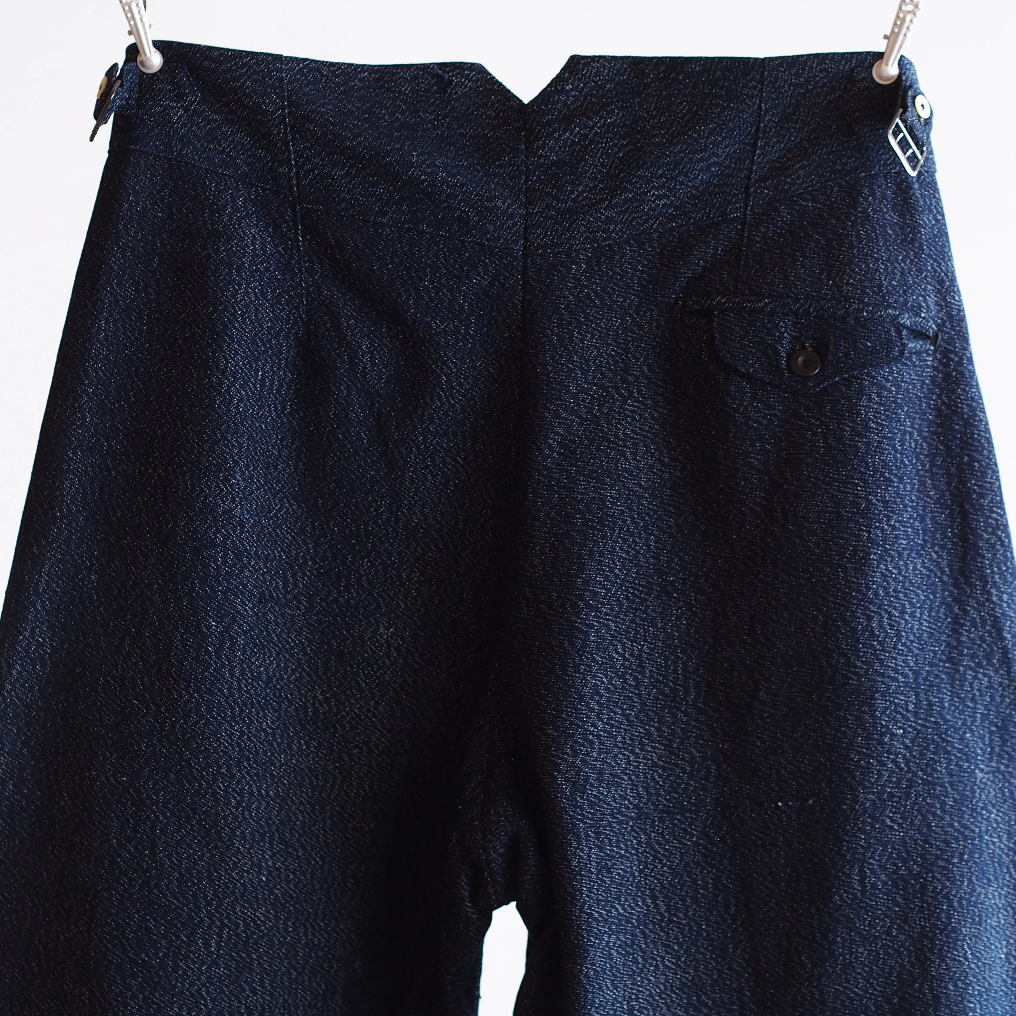 NORA WORK PANTS~japan old indigo salt＆pepper~