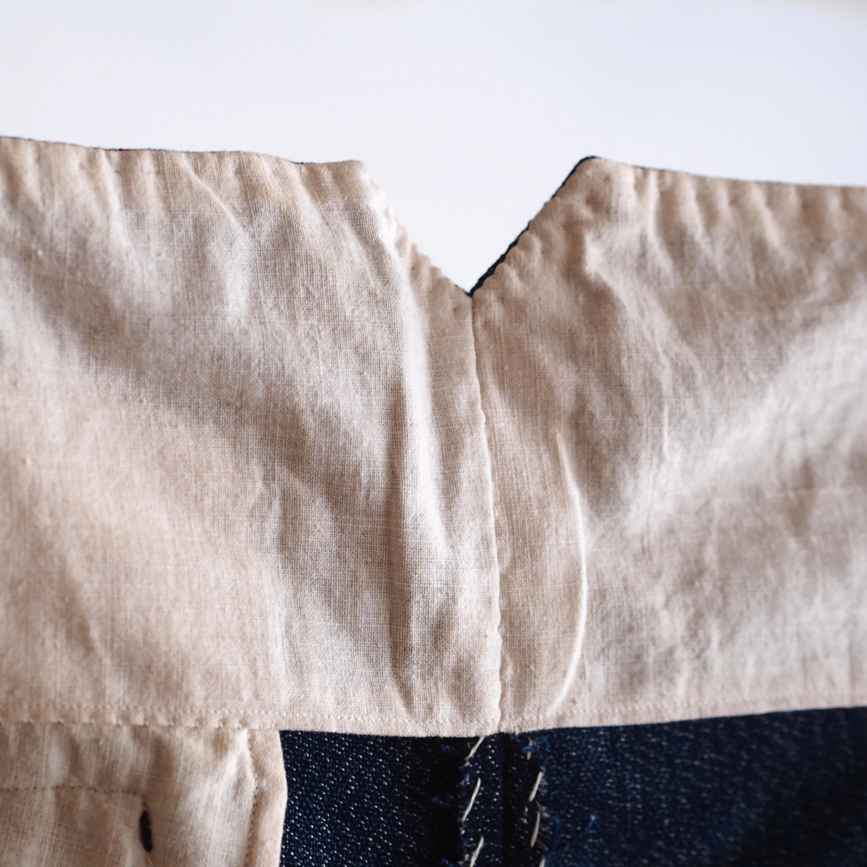 NORA WORK PANTS~japan old indigo salt＆pepper~