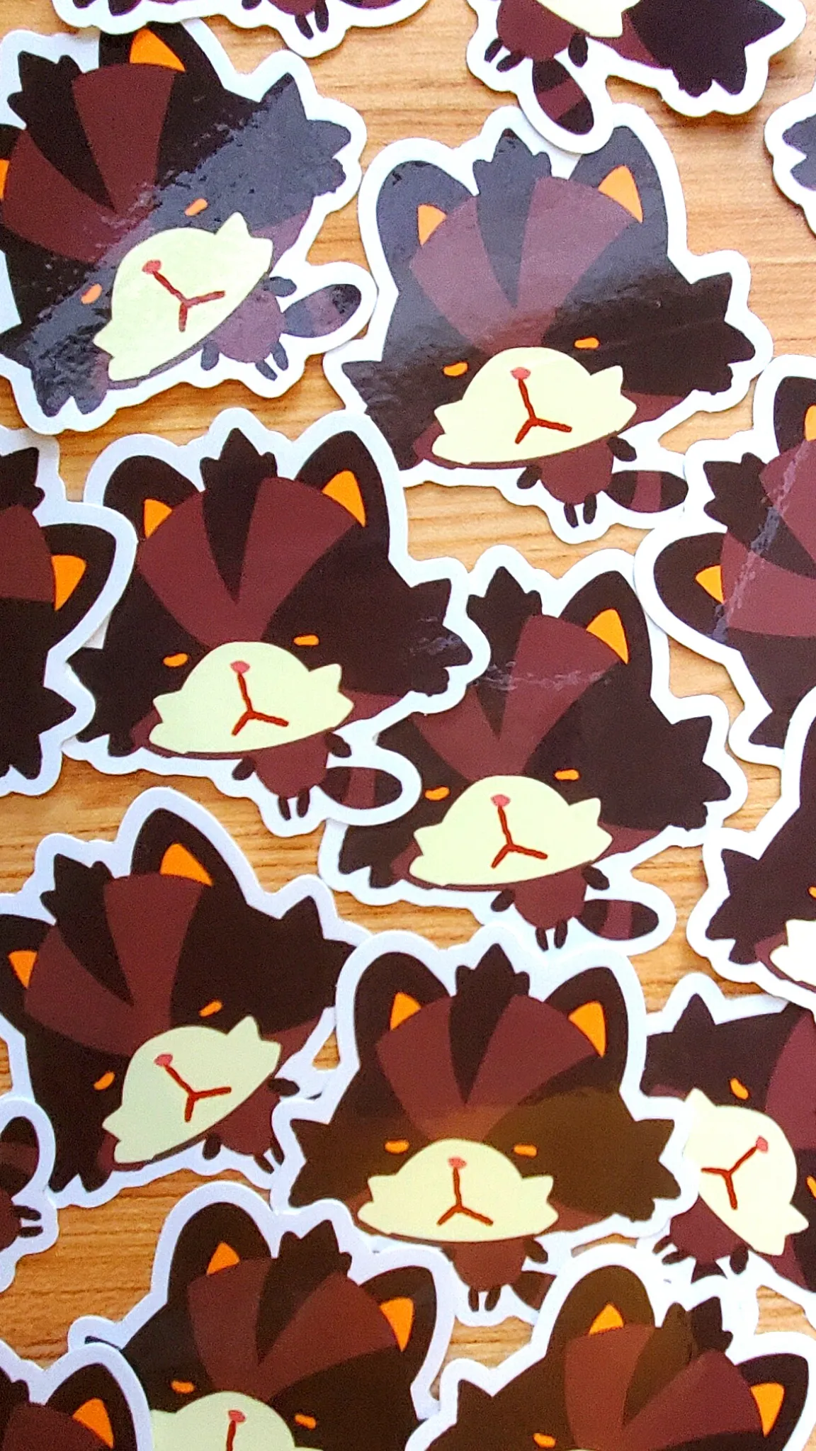 OHMONAH x CURRY TANUKI stickers