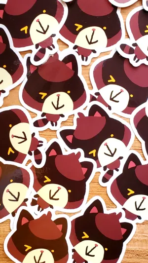 OHMONAH x CURRY TANUKI stickers