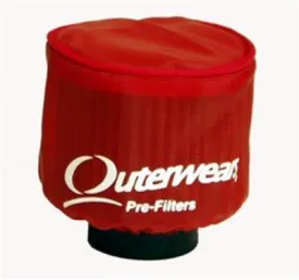 Outerwear suit Shielded Valve Cover Breather With Top, Red