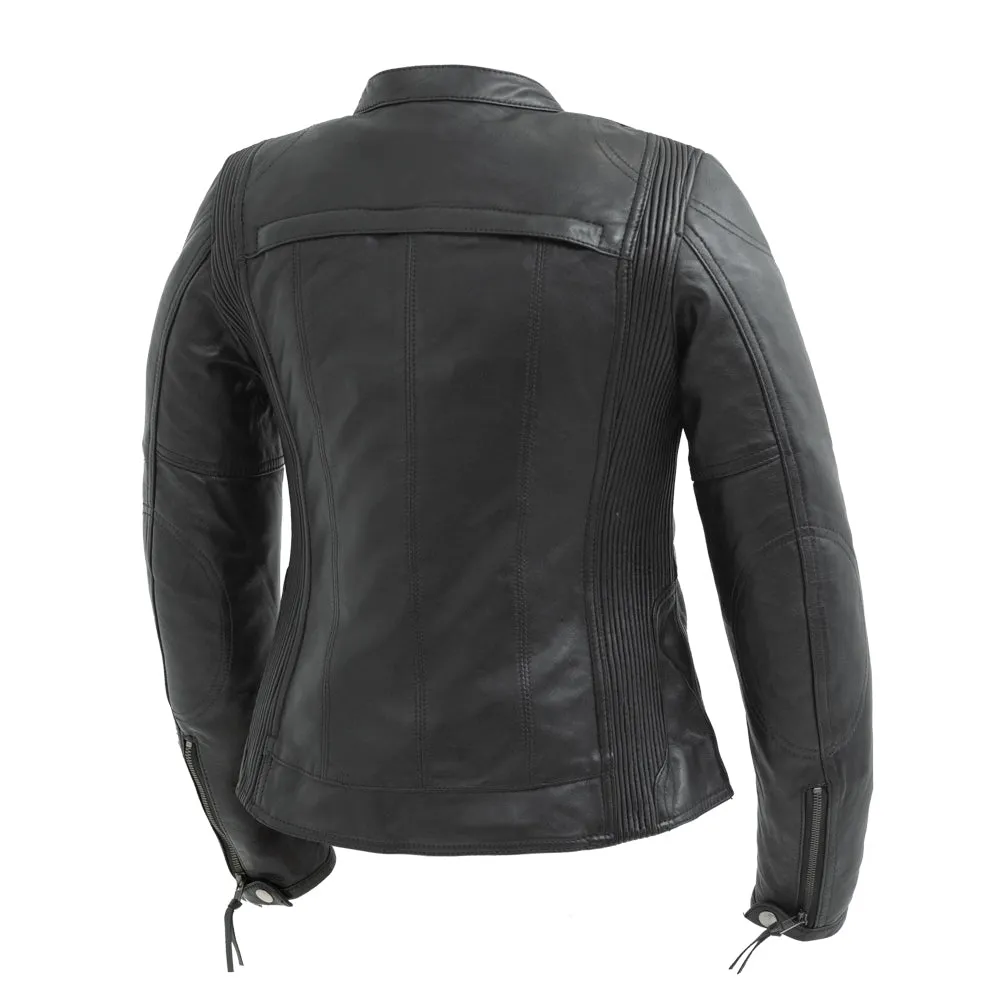 Supastar - Womens Motorcycle Leather Jacket