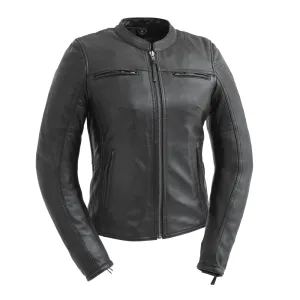 Supastar - Womens Motorcycle Leather Jacket