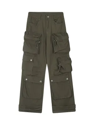 Thesupermade Functional Multi-Pocket Work Pants - 2181