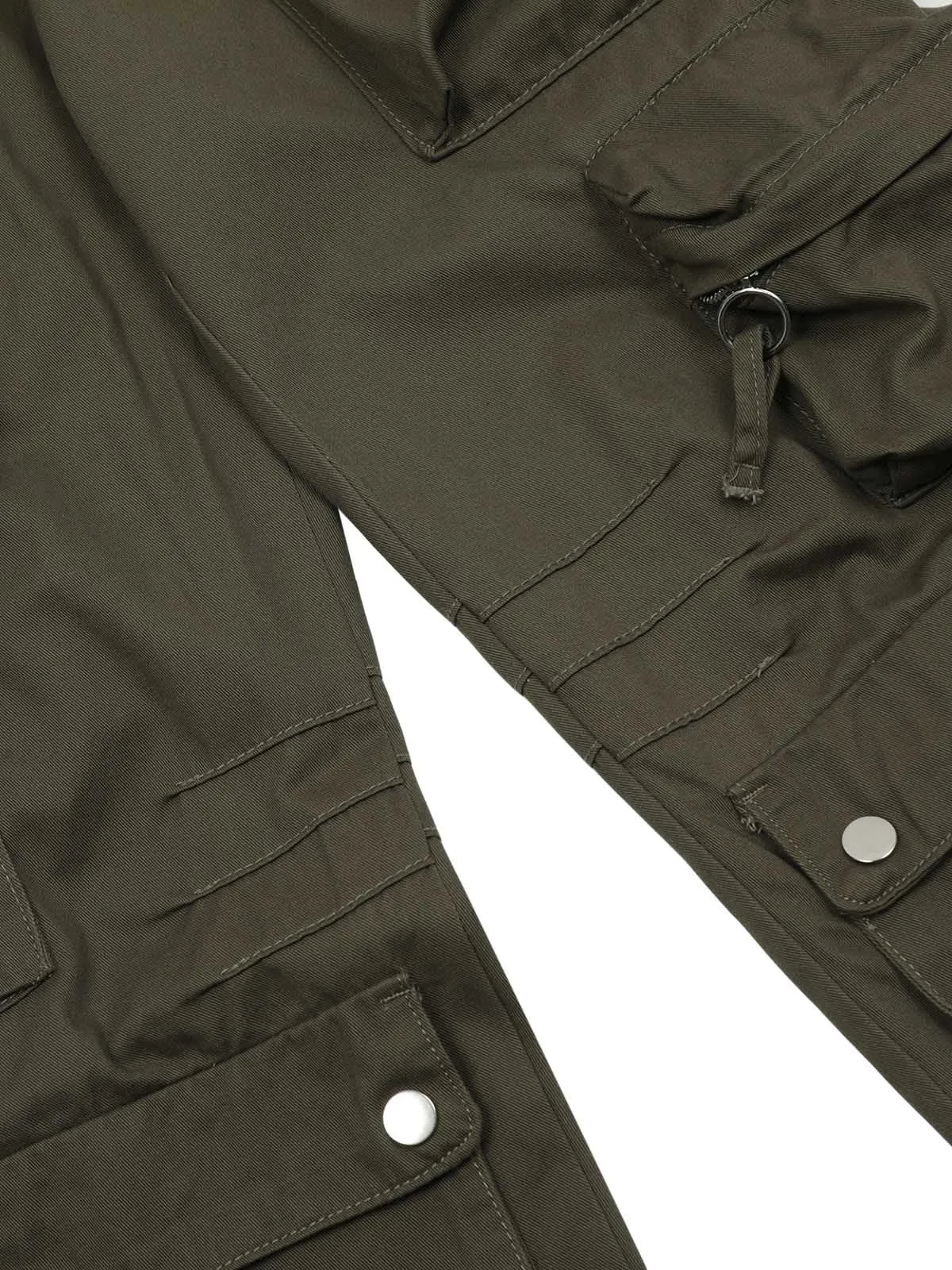 Thesupermade Functional Multi-Pocket Work Pants - 2181