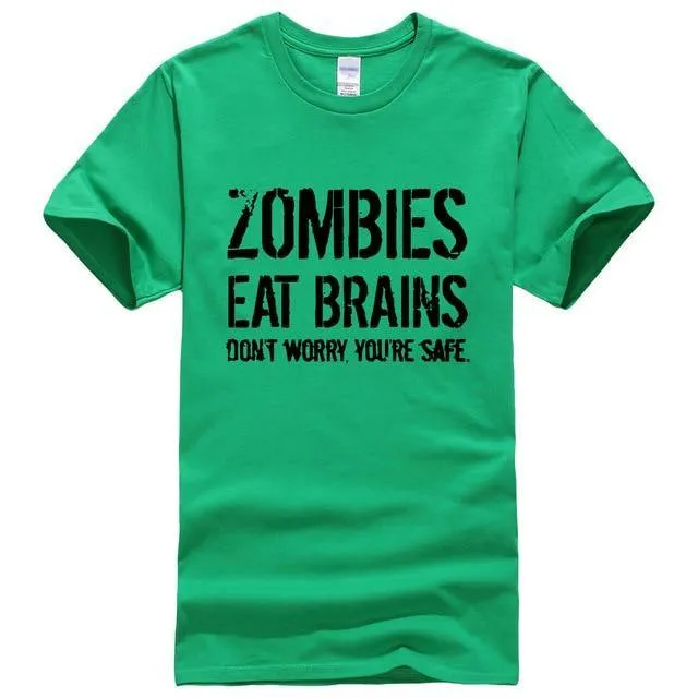 Zombies Eat Brains Funny T-shirt